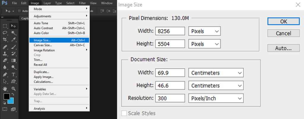 Resizing-tool