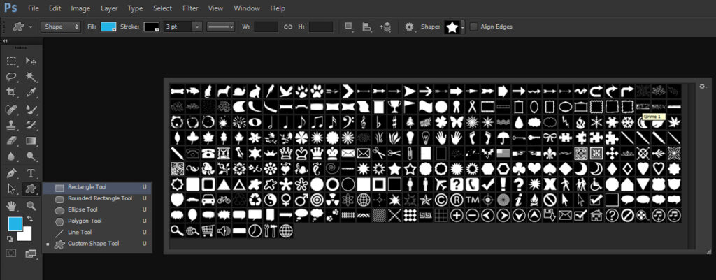 Photoshop Shapes-and-Drawing-Tools