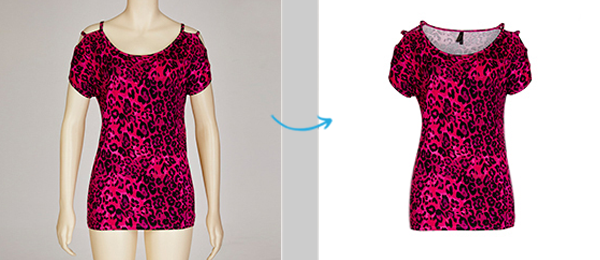 Clothing photo editing