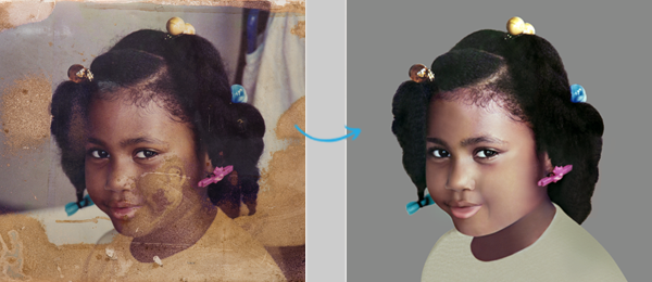 Photo restoration service